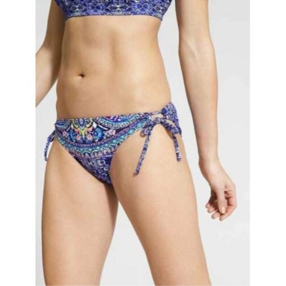 Athleta Blue Baja Paisley Swimsuit Set - Picture 3 of 14